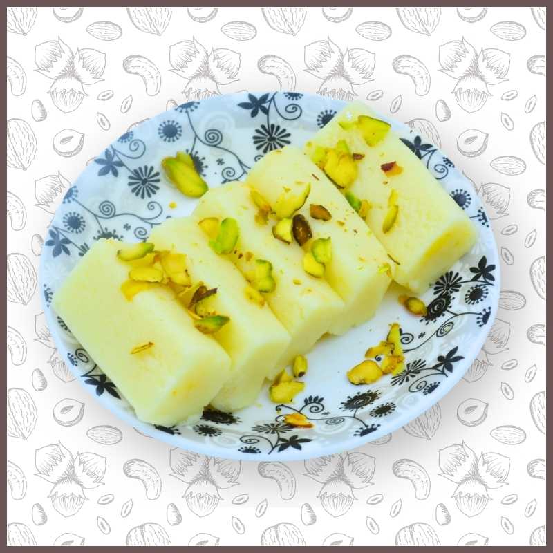 Ice Cream Burfi-Milk Cream Burfi - srimouryas.comMilk Sweets