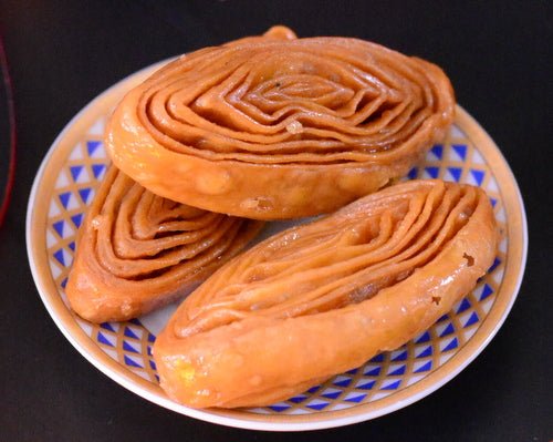 Madatha Kaja - Andhra Special Sweet - srimouryas.com Traditional Mithais